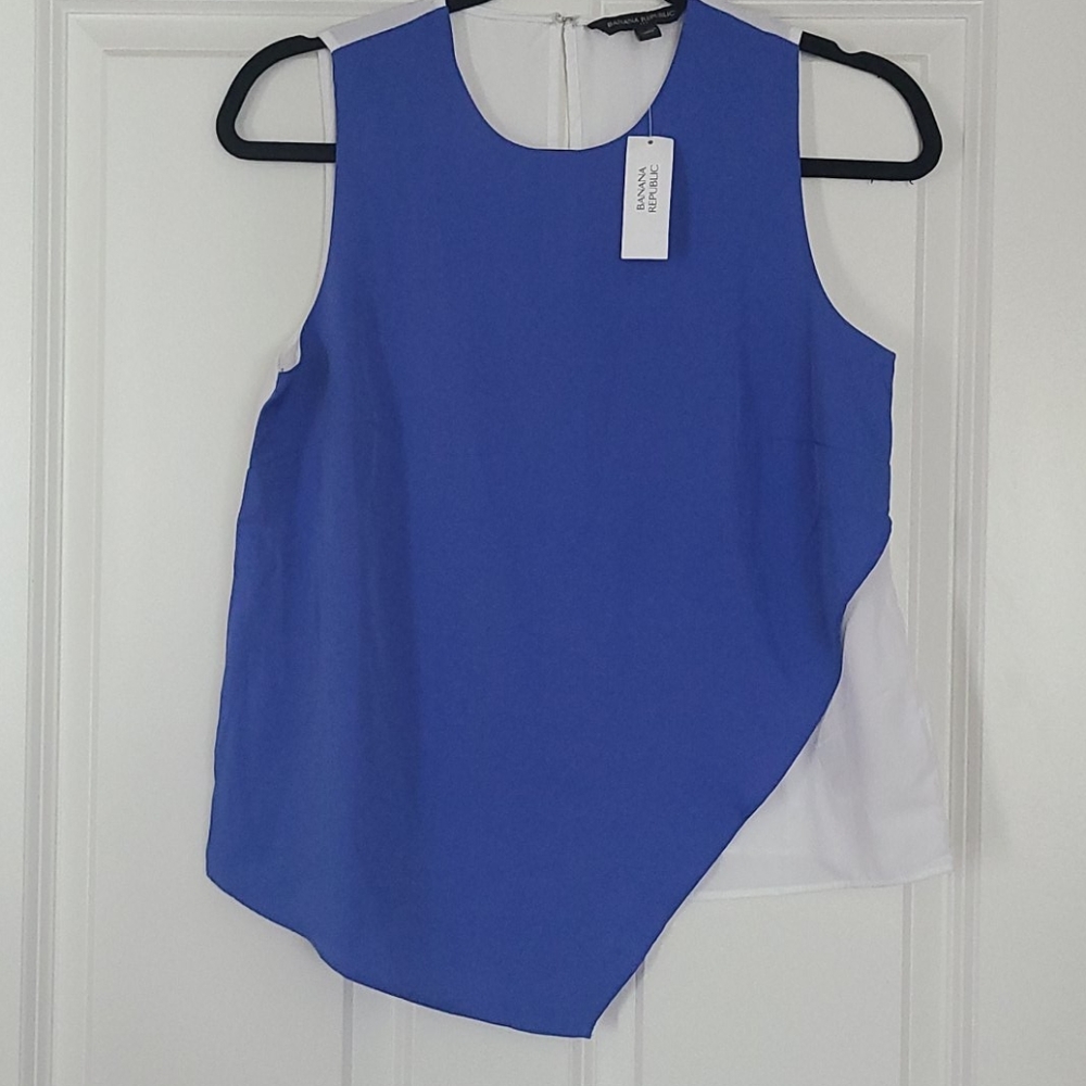 NWT Banana Republic Asymmetrical Blouse
